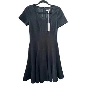 Rebecca Taylor Women's Black Fit & Flare Short Dress Size 6- Elegant and Stylish